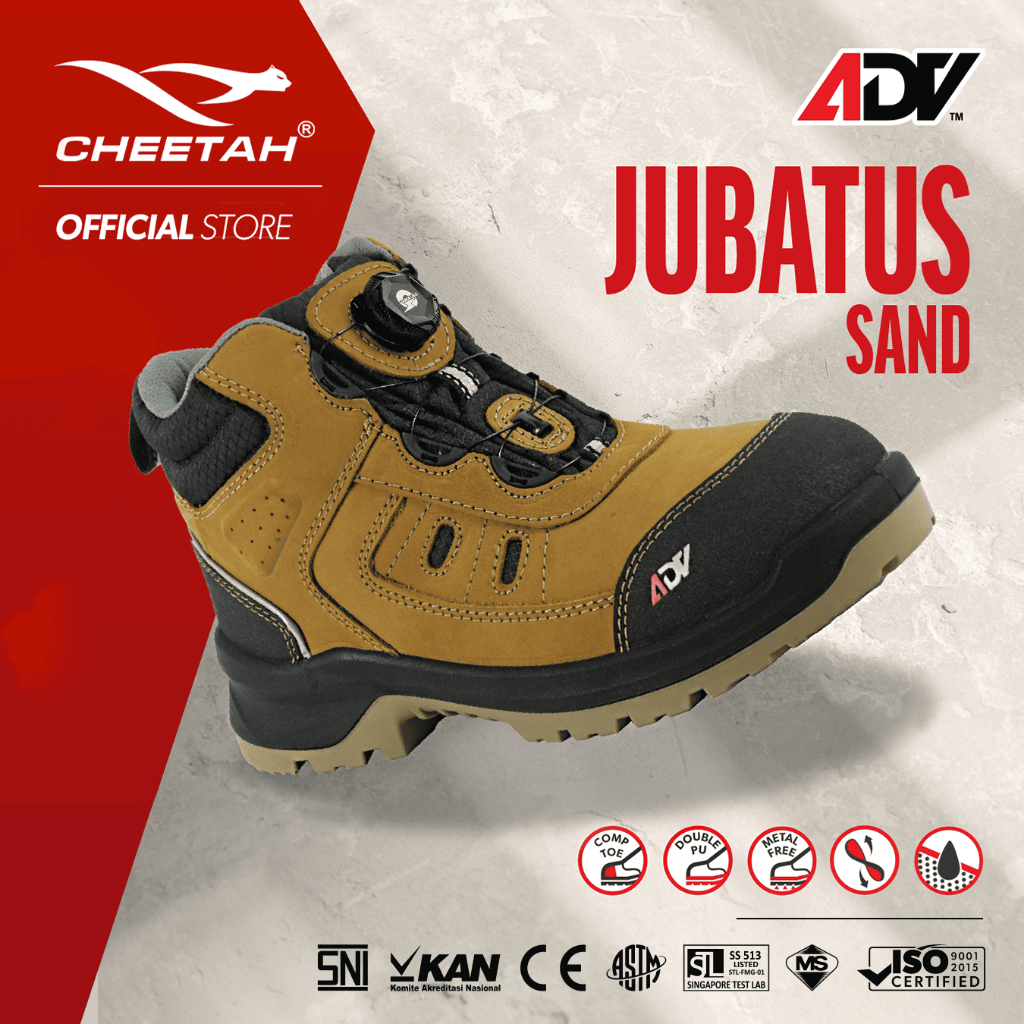 Sepatu Safety CHEETAH 6112K Safety Shoes S3 ADV Jubatus