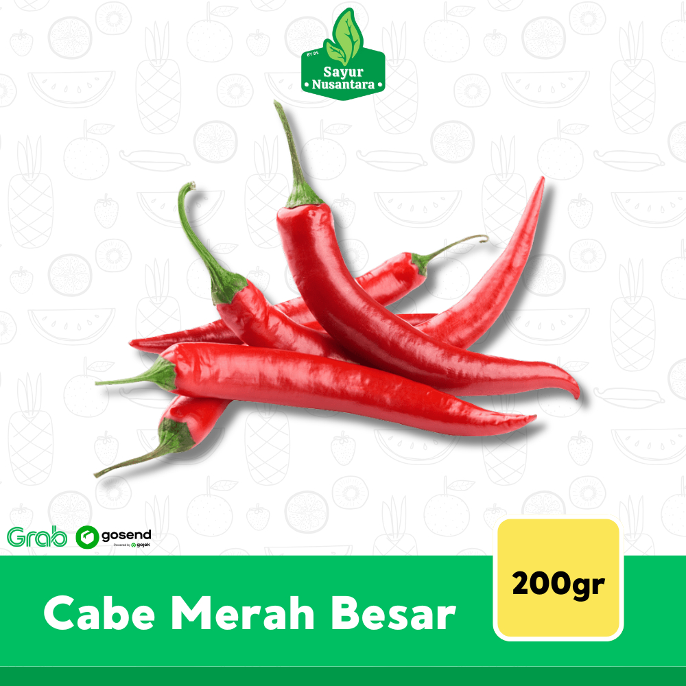 

Cabe Merah Besar 200gr - Sayur Nusantara