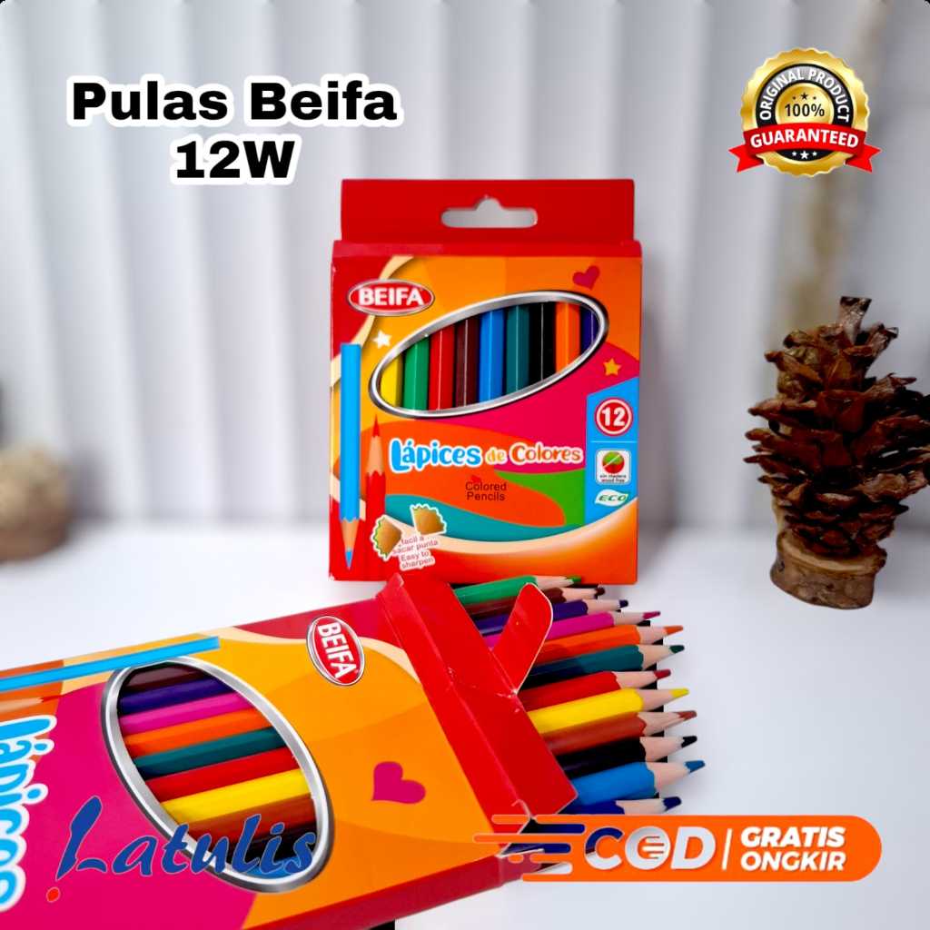 

Beifa Pensil Warna Superior Quality Color Pencils Hexagonal Grip MK1
