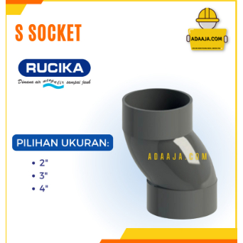 Sambungan Pipa S Socket VUSS 2" 3" 4" Spesial Fitting -Rucika