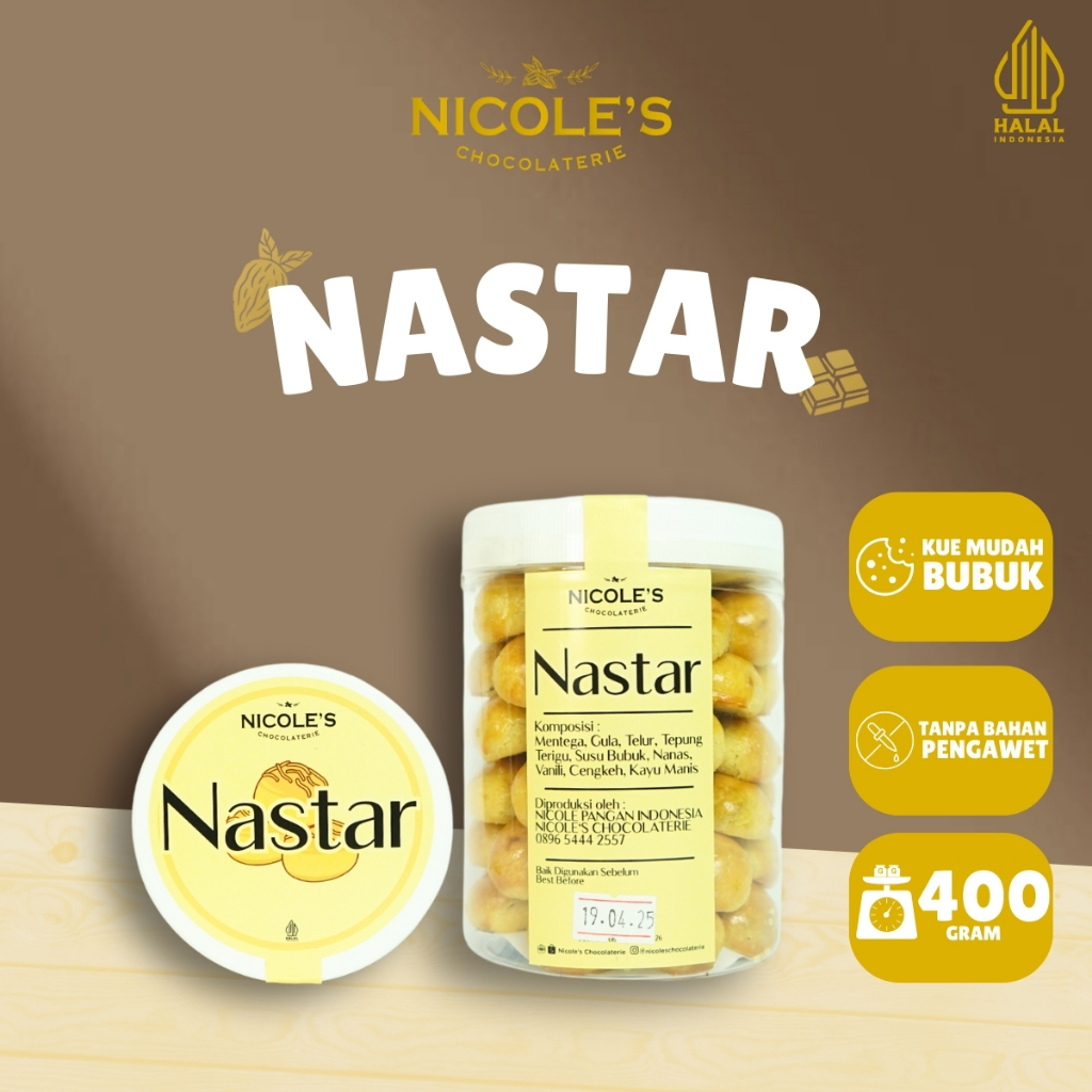 

NICOLE'S | Nastar Kue Kering