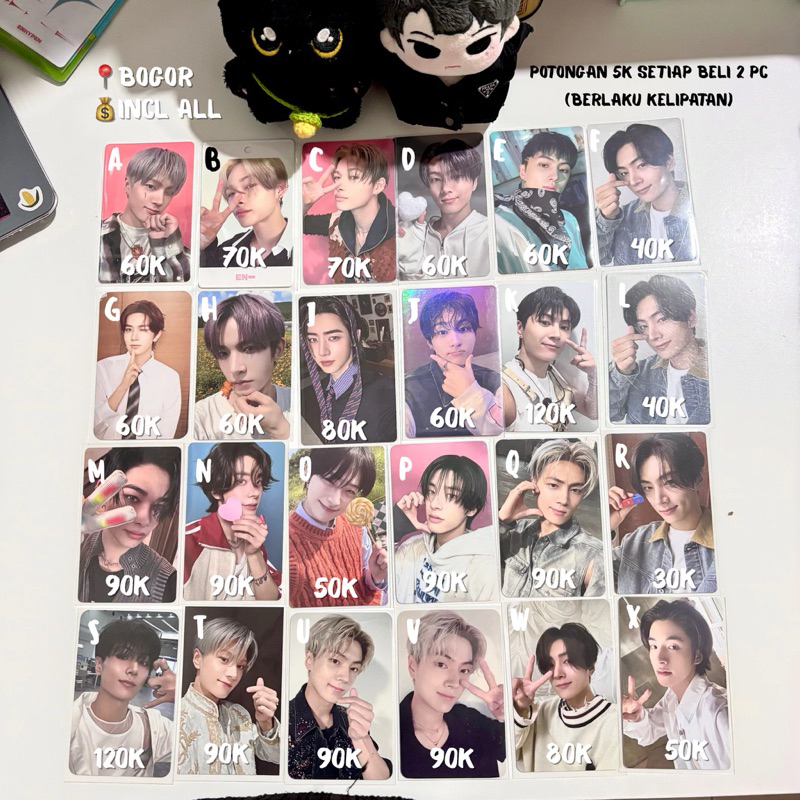 ENHYPEN Orange Blood Photocard Lucky Draw, pob,  yizhiyu yzy, powerstation, jay dilan, heeseung oran