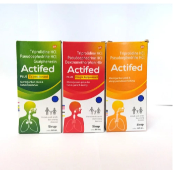 ACTIFED SYRUP/OBAT BATUK ANAK & DEWASA 60 ML