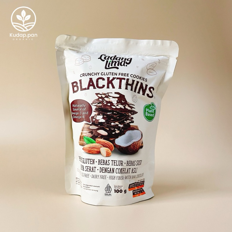 

GLUTEN FREE COOKIES - Ladang Lima Blackthins 100 gram
