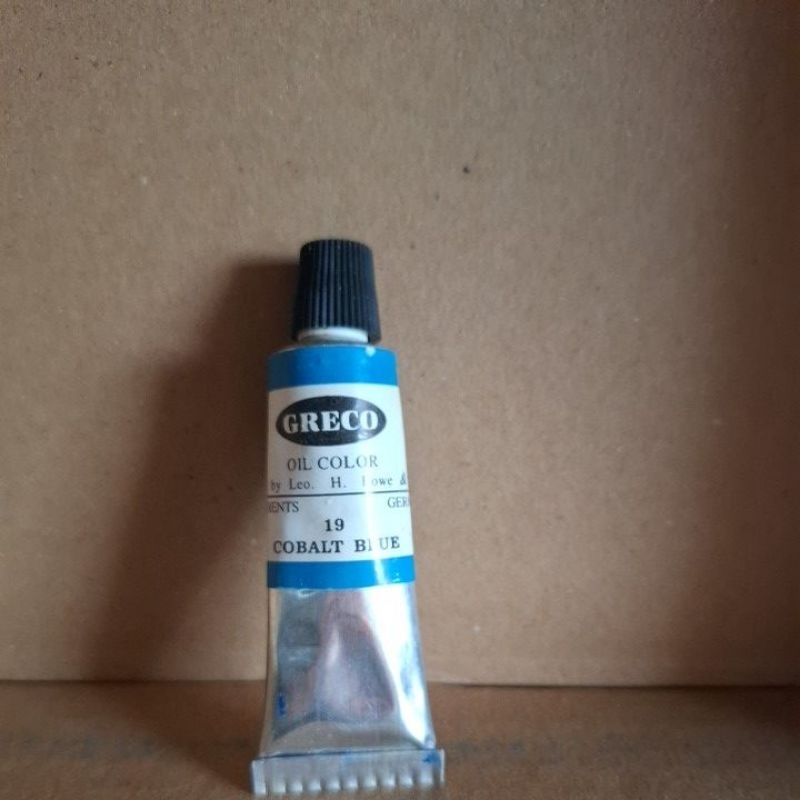 

cat minyak /oil color greco COBALT BLUE 19
