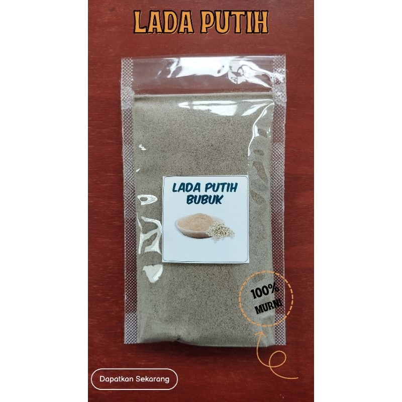 

Lada Putih Bubuk 50gr