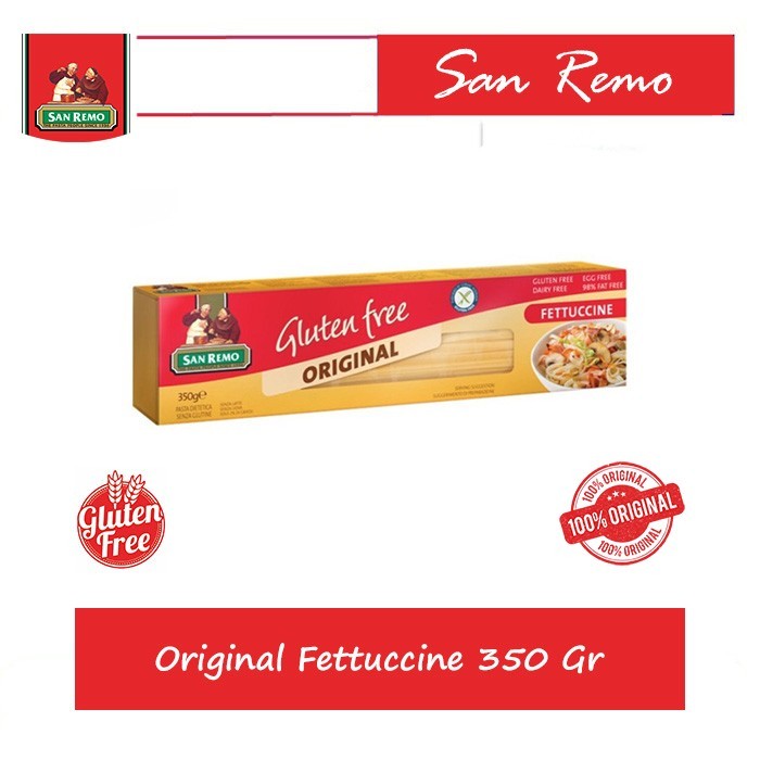 

San Remo Original Fettuccine Gluten Free 350 Gr
