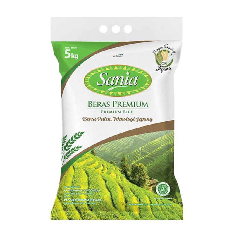 

Beras Sania Berat 5kg