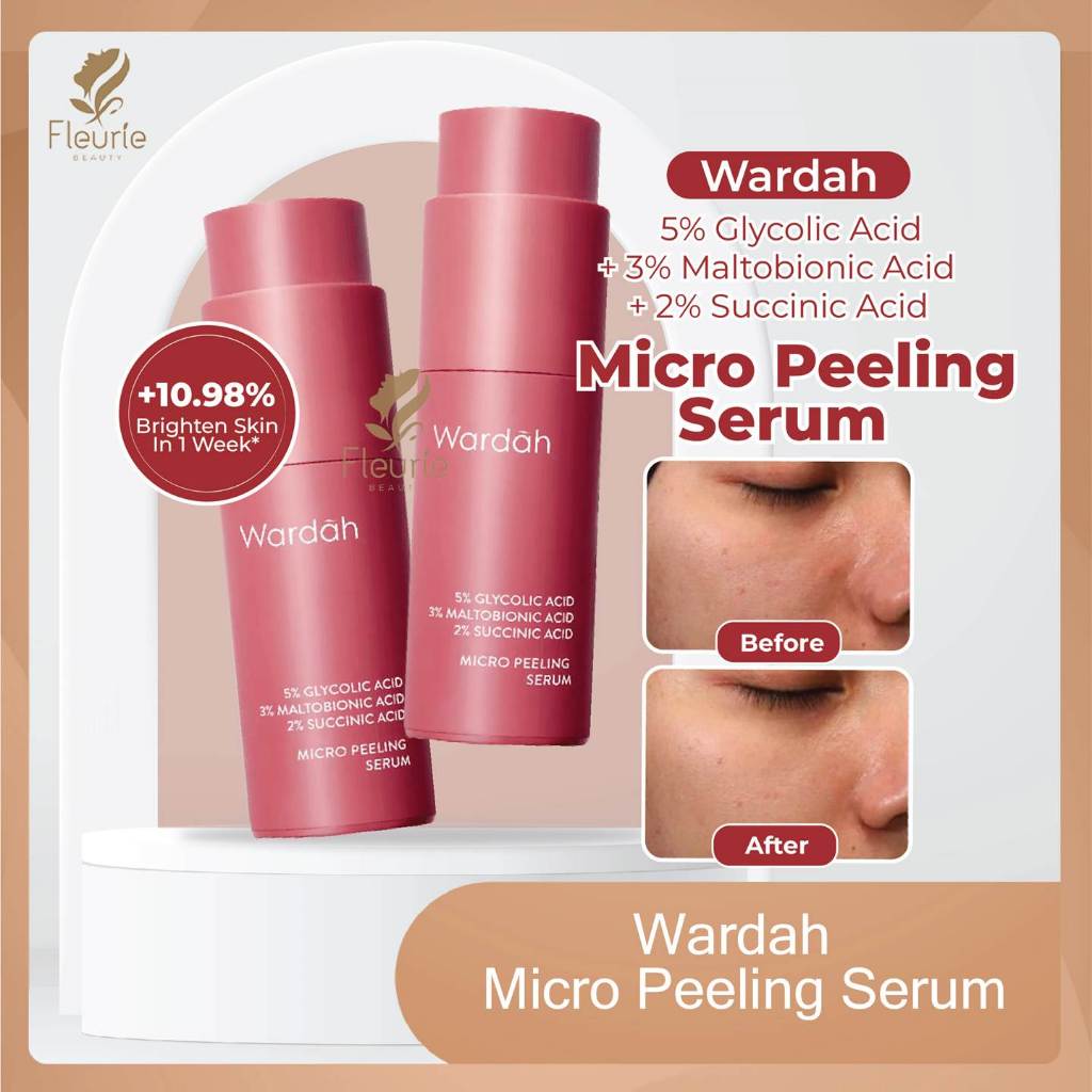 Wardah Micro Peeling Serum - Micro Peeling Serum Eksfoliasi Wajah by Wardah / Serum / Peeling