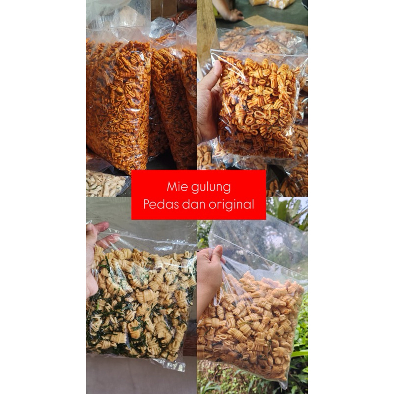 

250GR MIE GULUNG/MIE KERING PEDAS DAUN JERUK TERLARIS TERMURAH