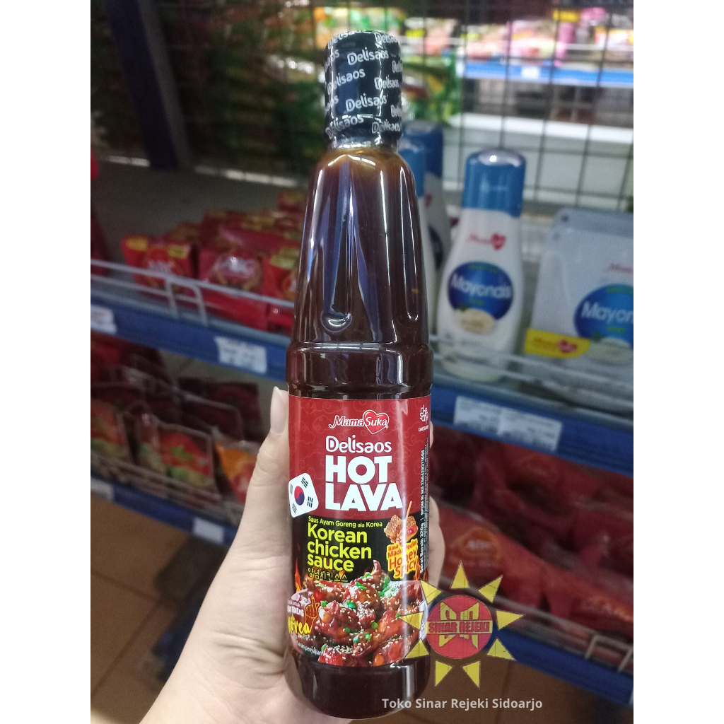 

MamaSuka Hot Lava Korean Chicken Sauce Honey Spicy 320 gram