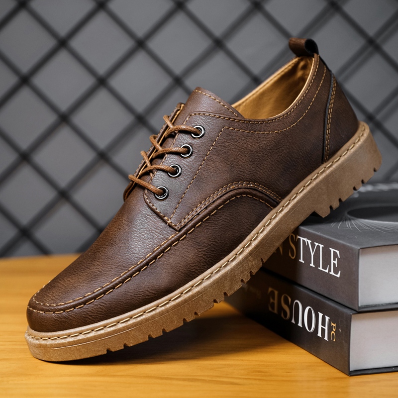 Sepatu Oxford formal hitam pria sepatu kasual formal sepatu kets pria sepatu kerja semi-formal pria