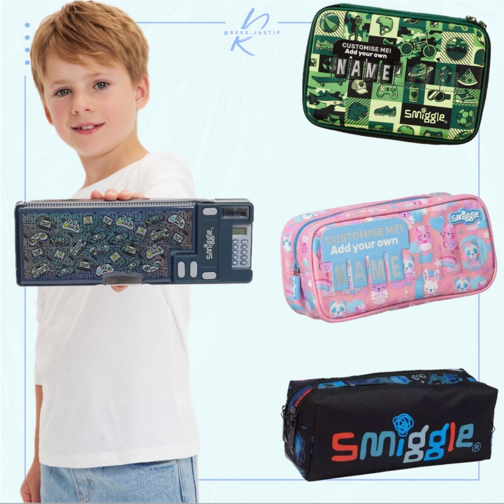 

[ORI NEW] Smiggle Hardtop / Cruiser / Twin Zip / Pop Out Pencil Case