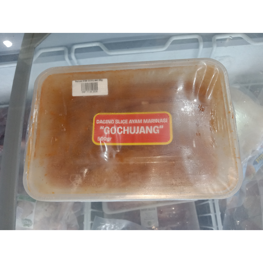 

DAGING SLICE AYAM MARINASI GOCHUJANG 500GR