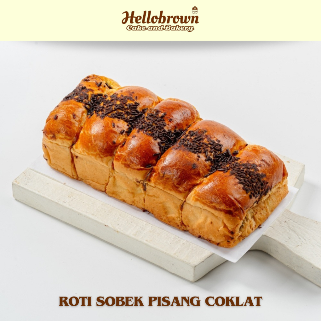 

Hellobrown Roti Sobek Pisang Coklat | Roti
