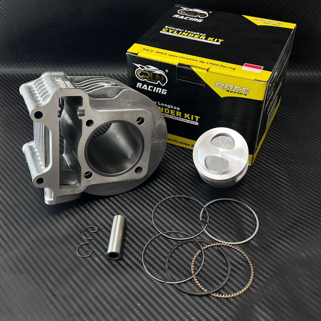 BLOK SEHER/BORING BORE UP BEAT KARBU SCOOPY KARBU SPACY KARBU 54MM 130CC CRUN RACING/CYLINDER BLOK B