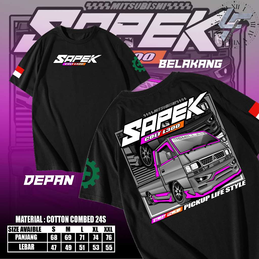 KAOS NUMPAK SAPEK RFR012 KAOS L300 TERLARIS KAOS TRUK OLENG KAOS TRUK RFOUR TRUCK APPAREL