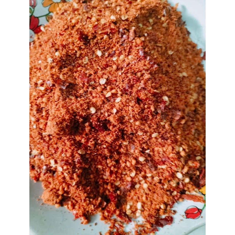 

CABE BUBUK KASAR FLAKE 1 KG SUPER PEDAS CHILLI OIL UNTUK SEBLAK DAN BASO ACI EXTRA PEDAS