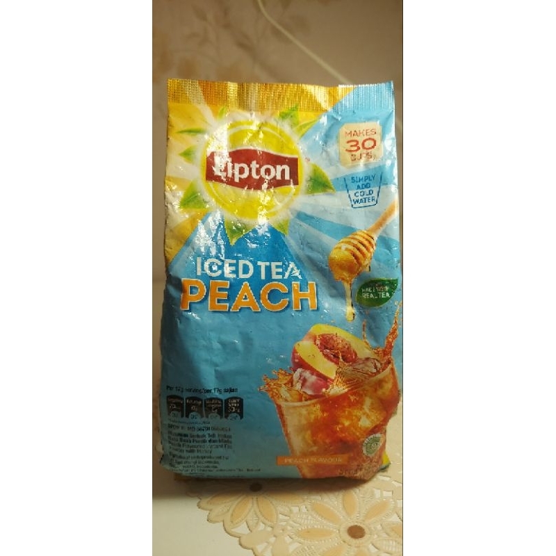 

LIPTON ICED TEA PEACH, PEACH FLAVOR, 510g, Expired Date 03 OKTOBER 2025