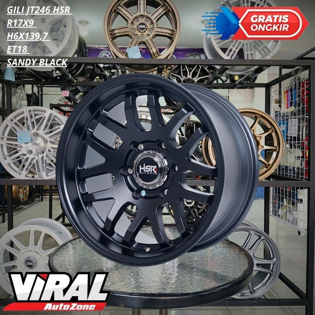 Velg Ring 17 FORTUNER/PAJERO/STRADA HSR Gili R17 Murah Lebar 9 Inc