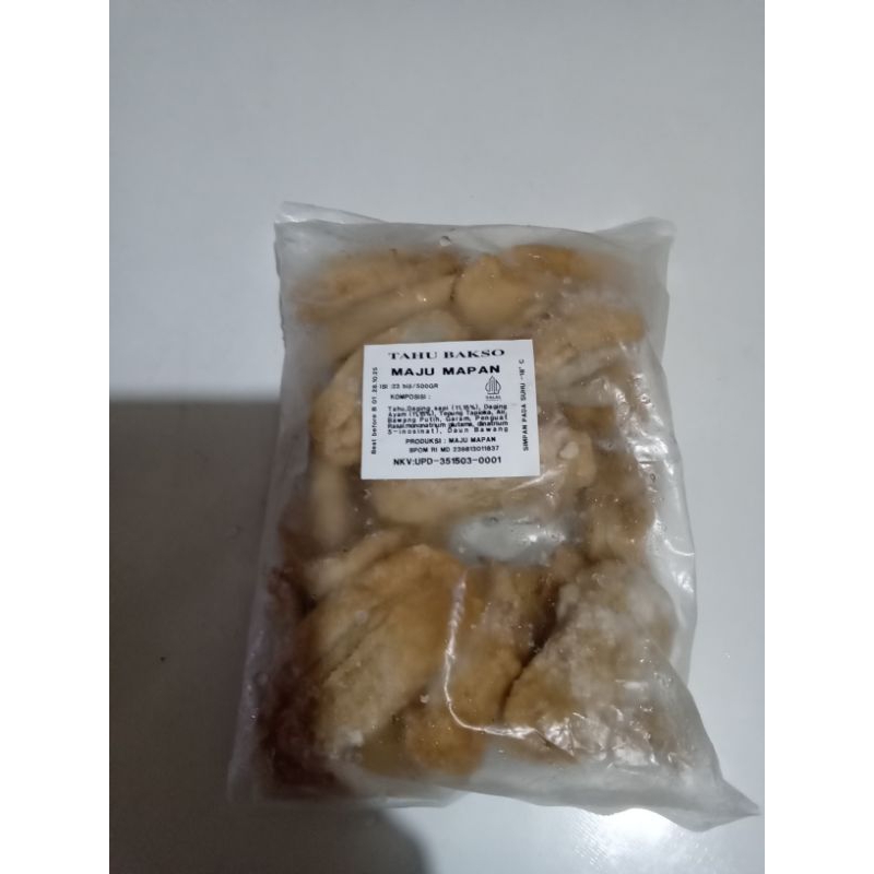 

TAHU BAKSO MAJU MAPAN 500gr BAKSO DAGING
