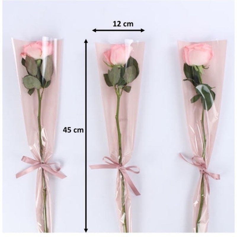 

1 PCS PLASTIK BUNGA MAWAR 1 TANGKAI ( ECER PERLEMBAR) PLASTIK UNTUK MINI BUKET ROSE