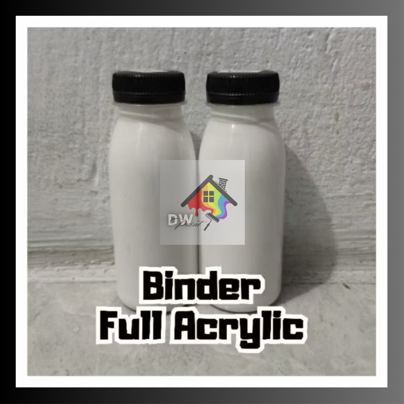 

Lem Binder Full Acrylic 100gr Glossy Waterproof Penguat Cat Tembok