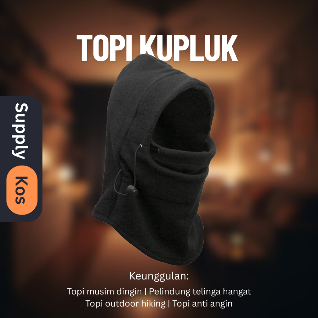 Jual Topi Kupluk / Topi balaclava / Topi polar / Anti Panas / Topi Eskimo