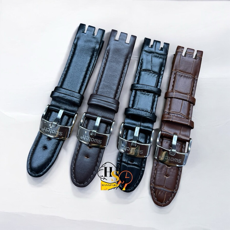 Strap Jam Swatch 007 Tali Kulit Tali Jam Swatch YTS 401 YTS 402