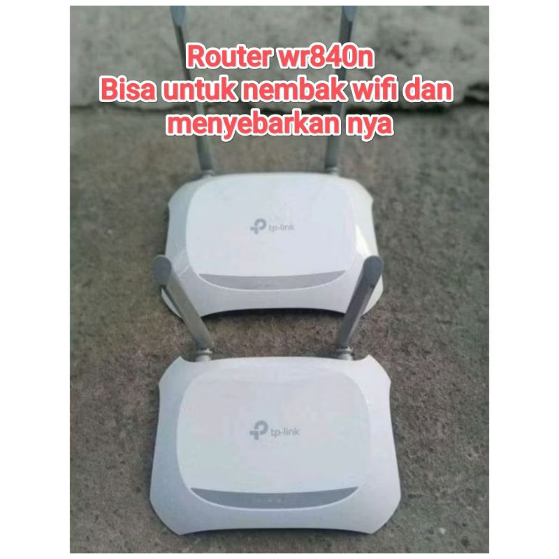 Router TP-LINK WR-840N Copotan pelanggan siap pakai bisa untuk nembak wifi dan menyebarkan nya