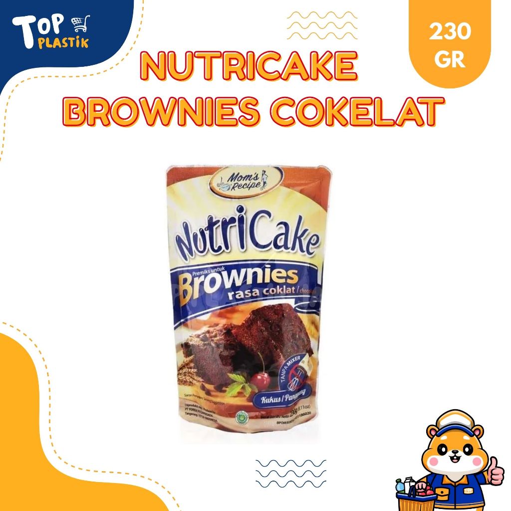 

Nutricake Brownies kukus rasa cokelat