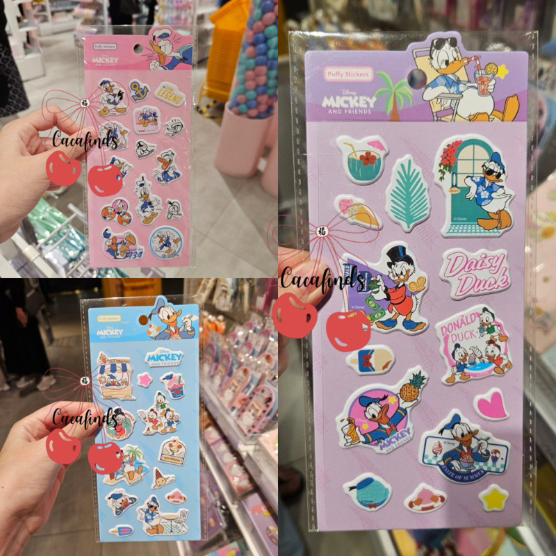 

OHSOME x Disney‼️Puffy Sticker / Sticker Mainan Anak Tempelan Mickey & Friends Collections (Ungu / Pink / Biru)