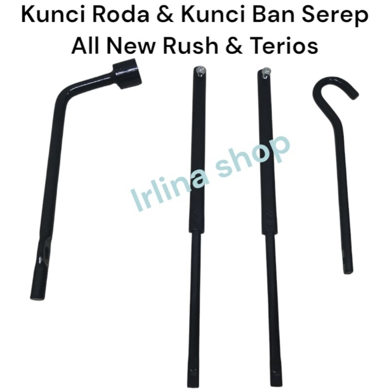 Paket Kunci Roda & Kunci Ban serep mobil All New Rush & Terios ( tahun 2015 keatas )