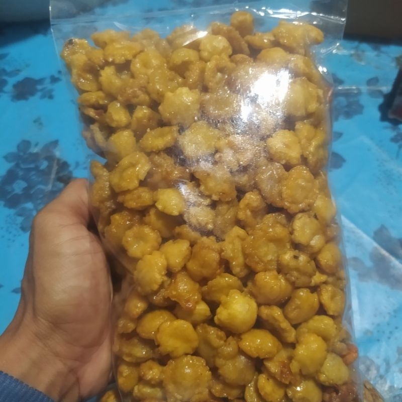 

emping gepuk manis siap makan berat 500g