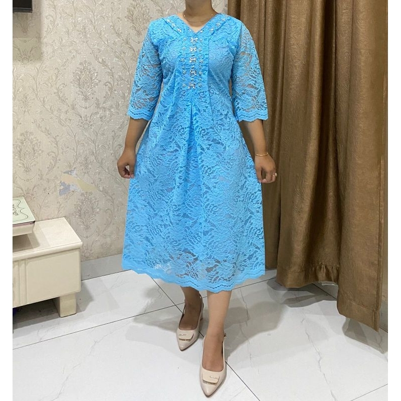 Atasan Dress Brokat Kartini