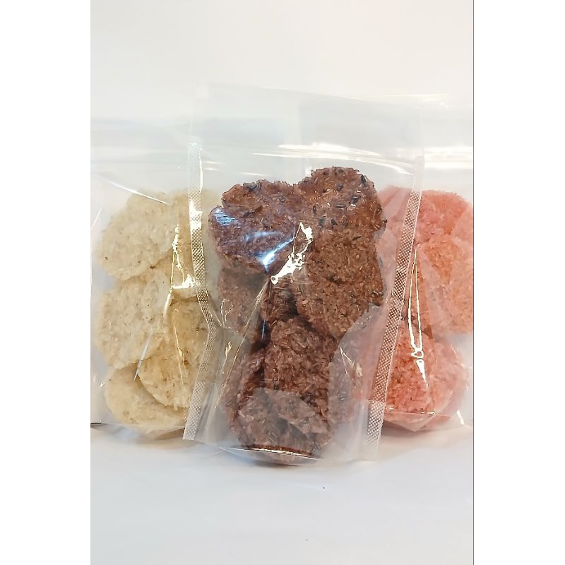 

Rengginang mentah khas Betawi, Rengginang terasi, kualitas premium super, renyah dan gurih isi 12pcs