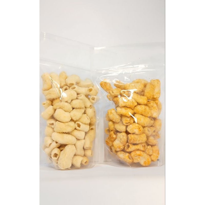 

makaroni mekar / makaroni besar asin dan pedas 100gr / renyah dan gurih / makaroni cap jempol