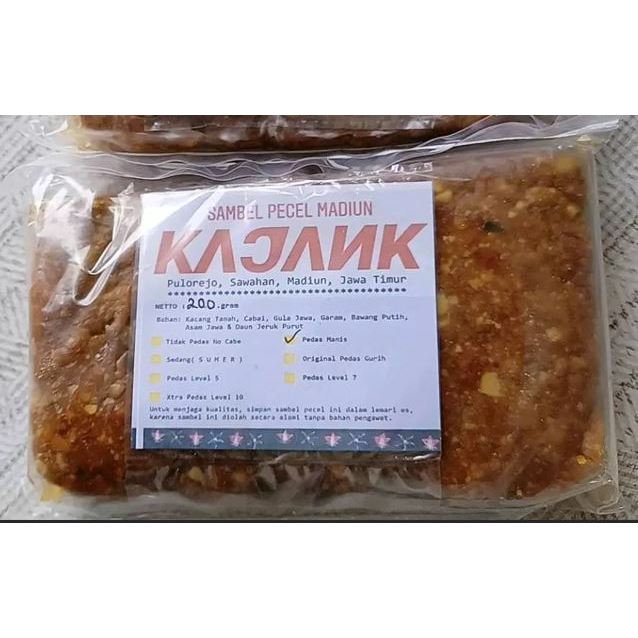 

200 gr KAJANK SAMBEL BUMBU PECEL MADIUN ( SANGRAI )