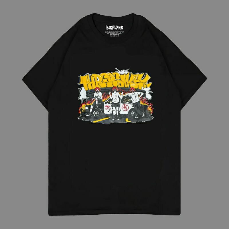 KAOS BAND THREESIXTY MOBIL TERBAKAR
