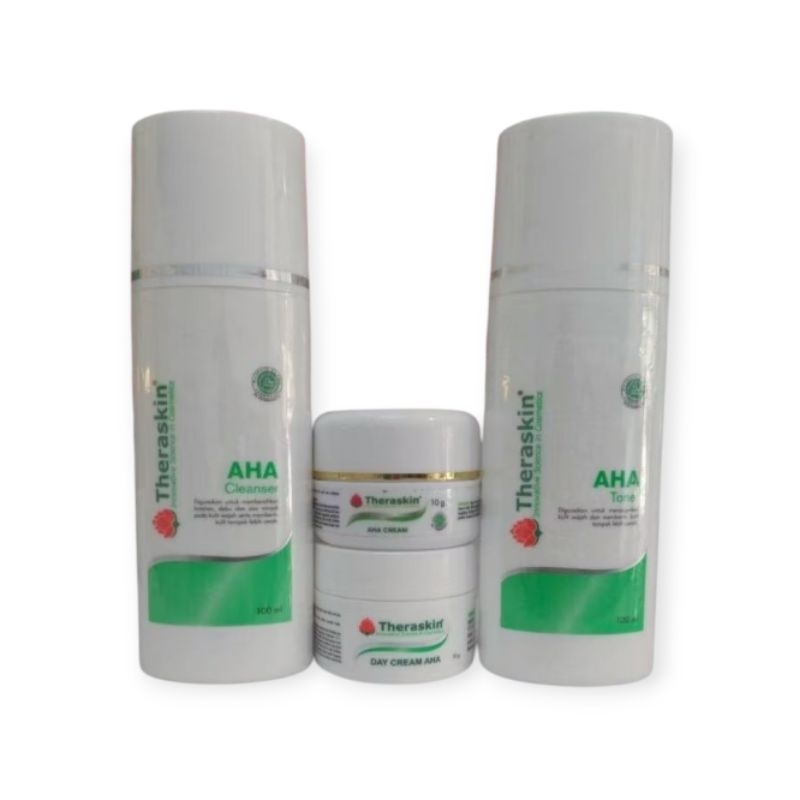 Cream Theraskin Paket Perawaran Kulit Wajah Flek Hitam Bandel Memudar