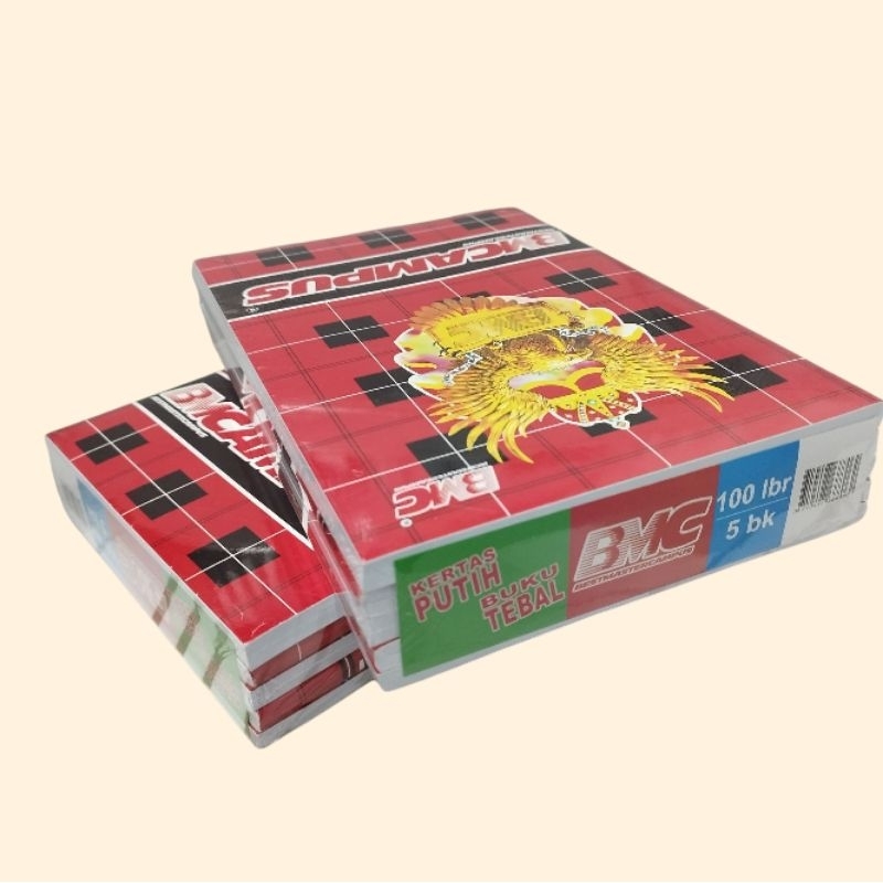 

Buku tulis BmCampus 100 lembar 1 pack isi 5 buku