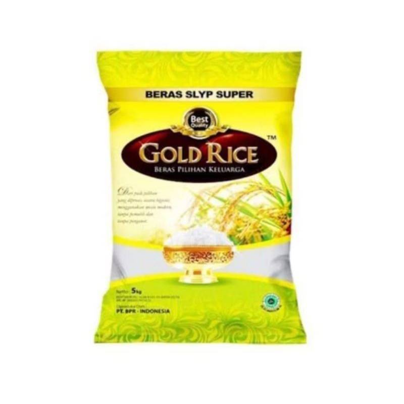 

Beras Gold Rice 5 kg | Beras Premium Gold Rice 5 kg