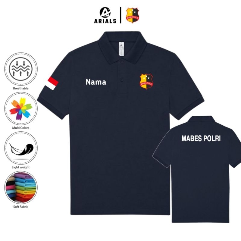 Arials Polo shirt Baju Kaos Kerah Mabes Polri