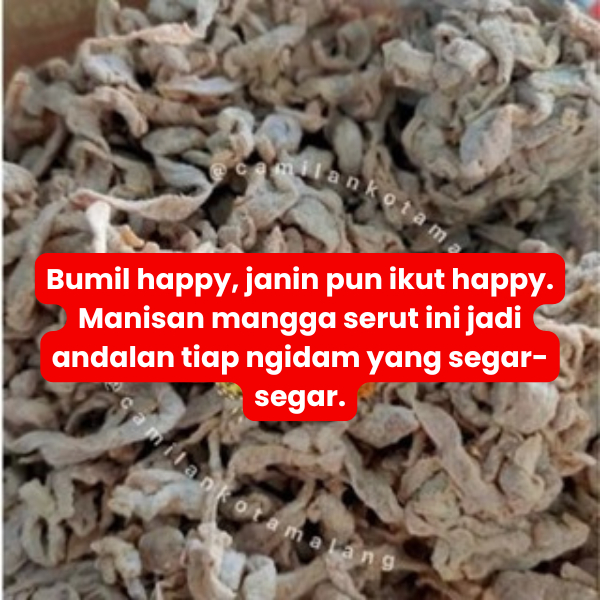 

Forcysn Manisan Mangga Kering Serut/ Manisan Buah Mangga Iris/ Mangga Kering Putih Ibu Hamil 100Gr