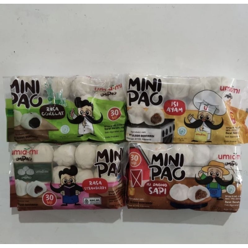 

MINI PAO/MINIPAO UMIAMI 480gr, ISI 30 PCS PER BUNGKUS