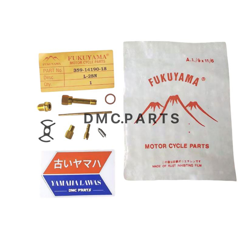 REPAIRKIT REPARKIT PARKIT ISI KARBU KARBURASI KARBURATOR YAMAHA L2S L2SN L2 SUPER NEW .FUKUYAMA