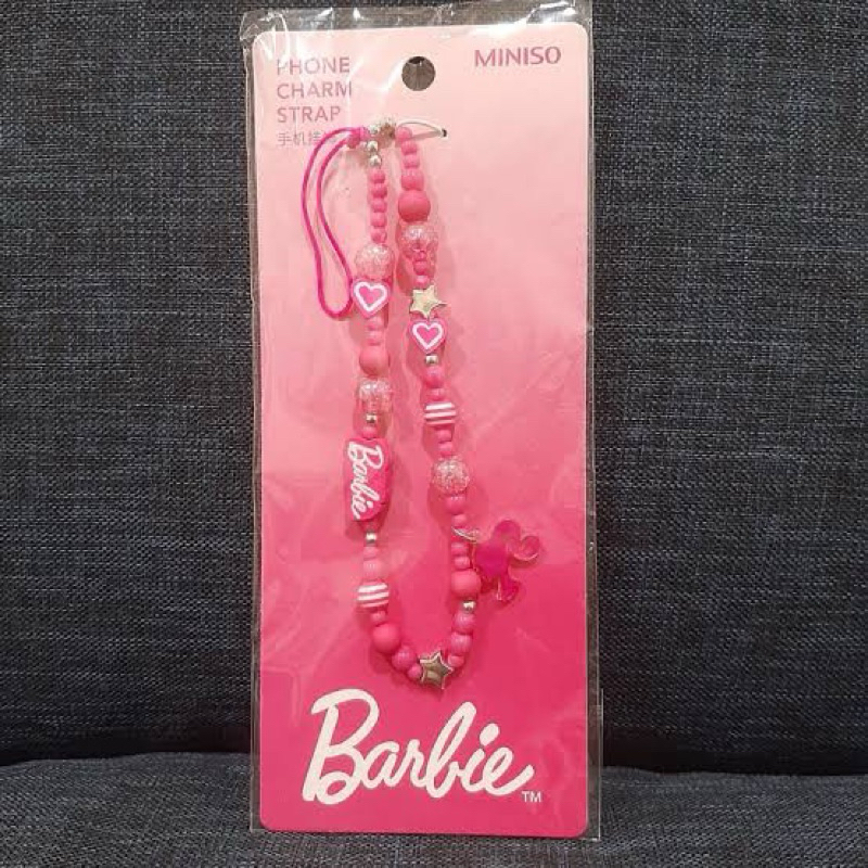Barbie Miniso Phone Charm Pink