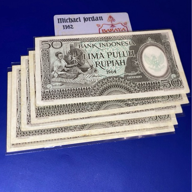 Uang 50 Rupiah Pekerja Tahun 1964