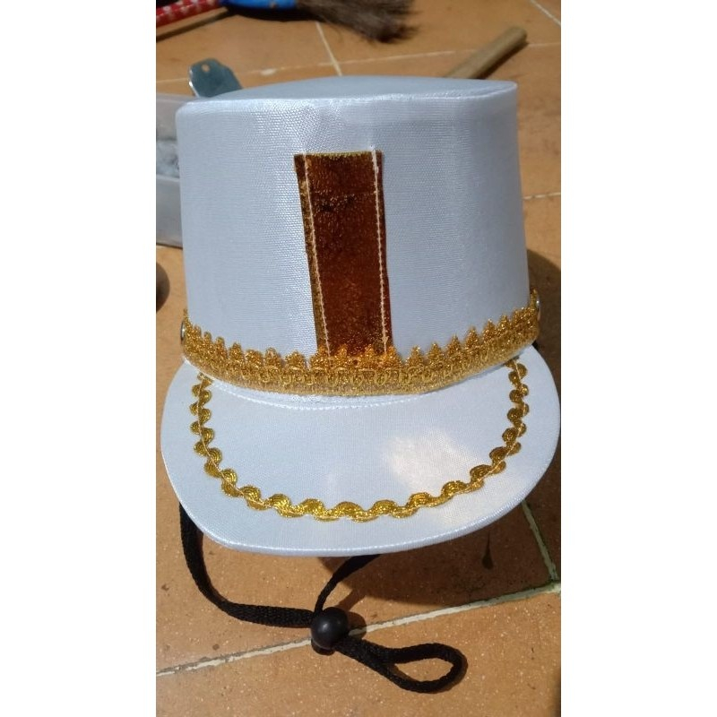 topi drumband TK (ukuran,warna dan variasi bisa request/custom)