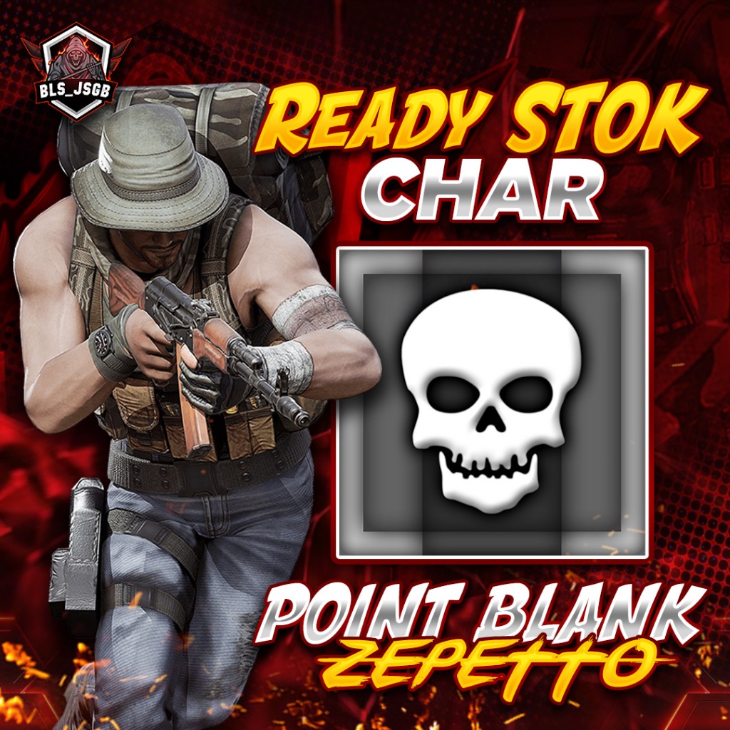 CHAR POINTBLANK / CHAR PB - TENGKORAK QC 30HARI | POINTBLANK | GAME PC | PC
